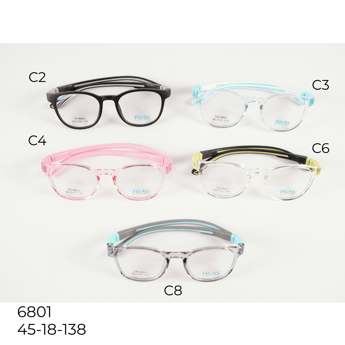 ALIDA TR90 KID 6801